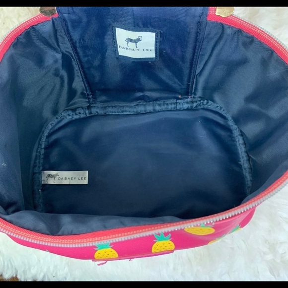 Dabney Lee Pink Pineapple Makeup Bag GUC - Picture 5 of 5